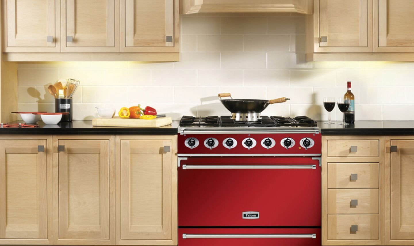 Drinnen, Küche, Innenarchitektur, Kochfeld