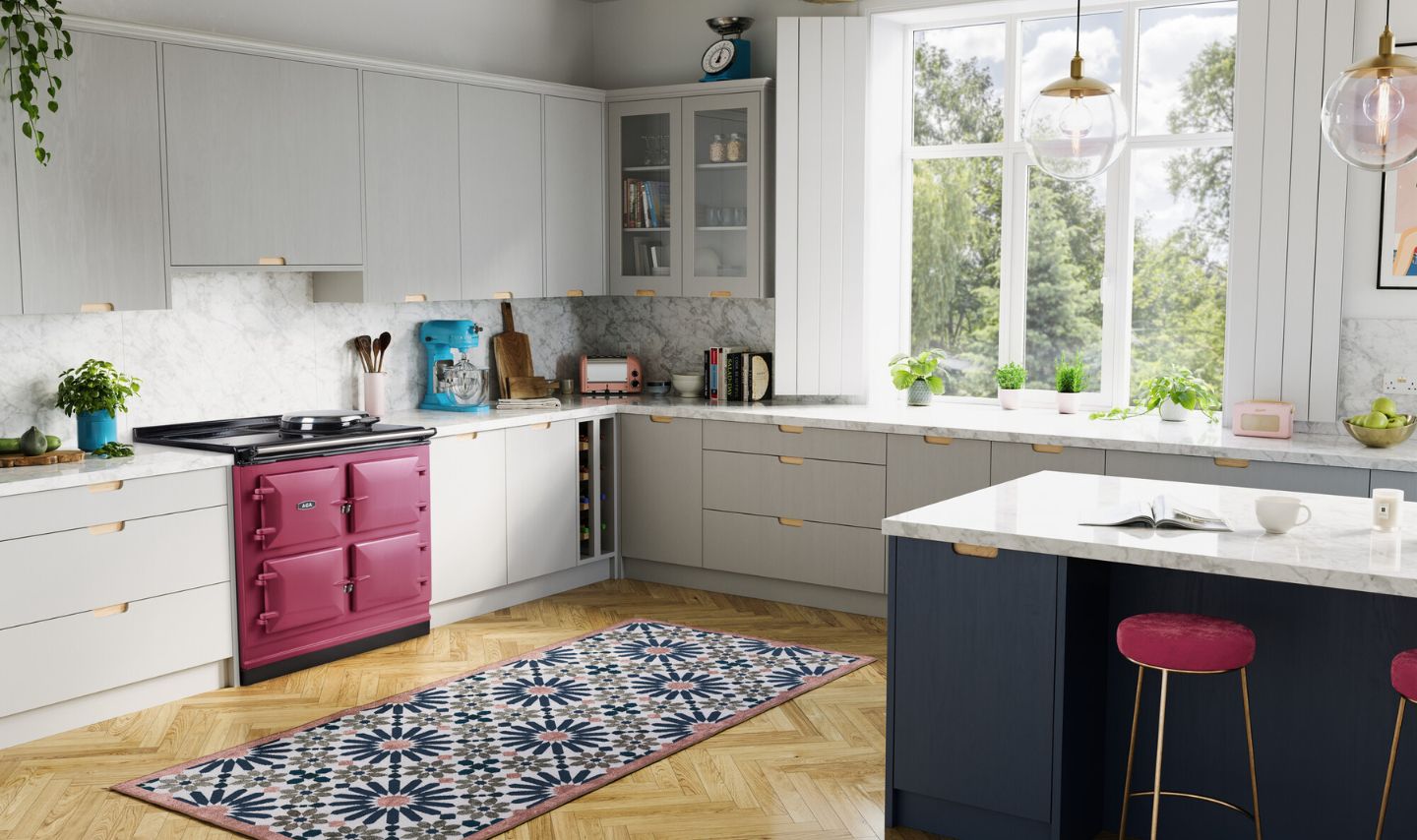 Dekoration für Zuhause, Drinnen, Innenarchitektur, Teppich, Küche