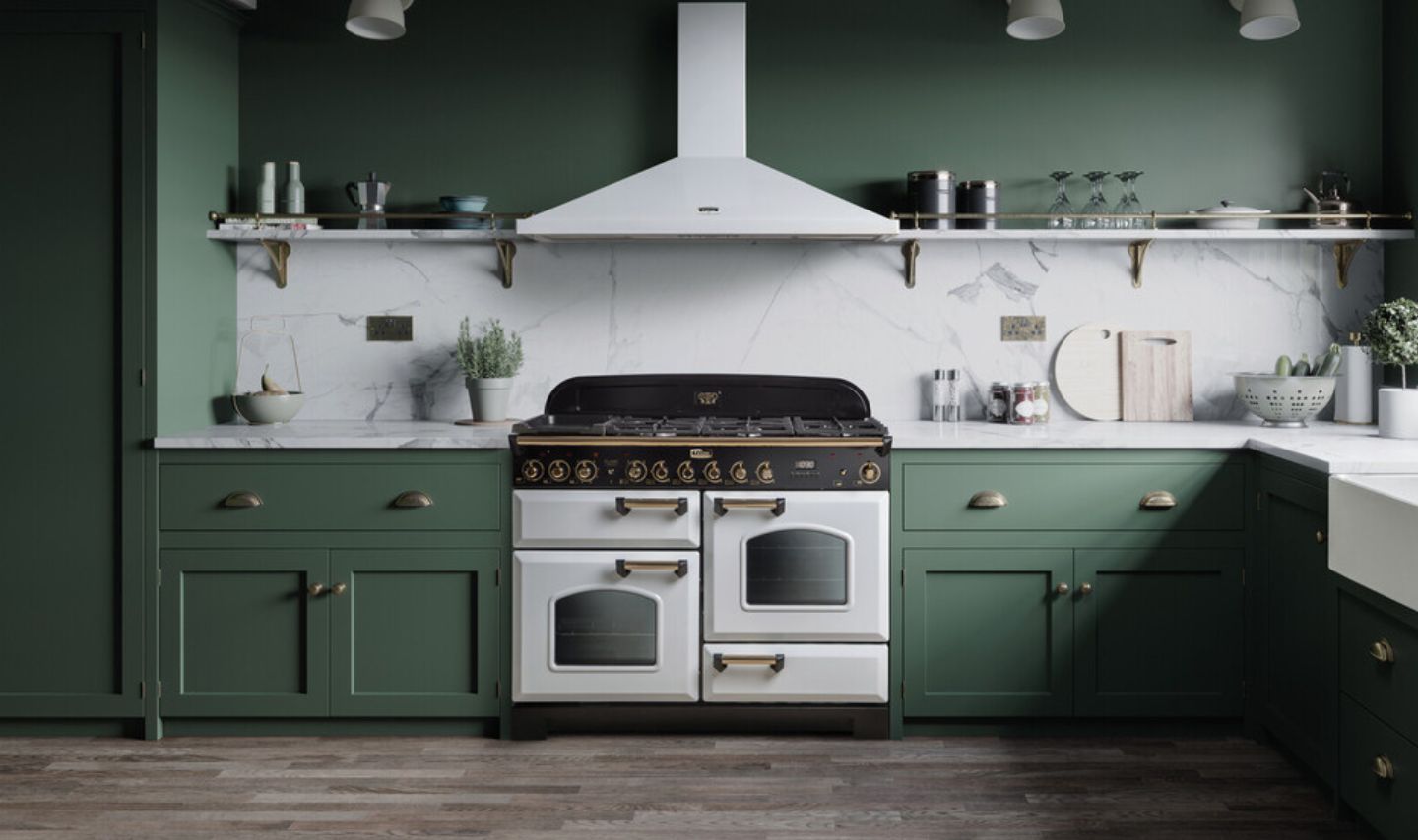 Drinnen, Innenarchitektur, Küche, Mikrowelle, Ofen