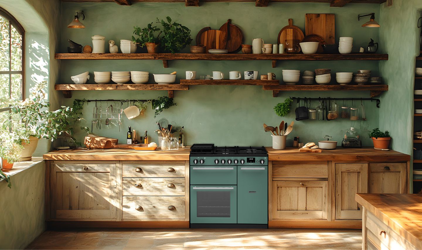 Kochfeld, Küche, Kochpfanne, Kochgeschirr, Topf, Drinnen, Innenarchitektur, Küche, Holz